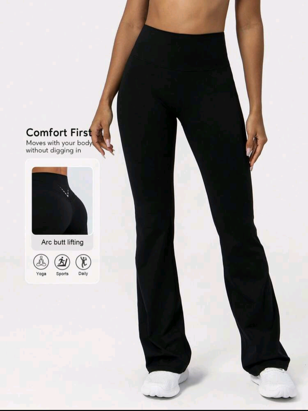Women's ready to ship Lulu flares