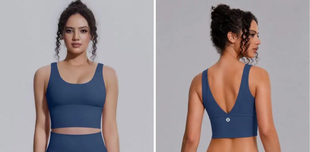 Women's V-Back Lulu Bra Ready To Ship