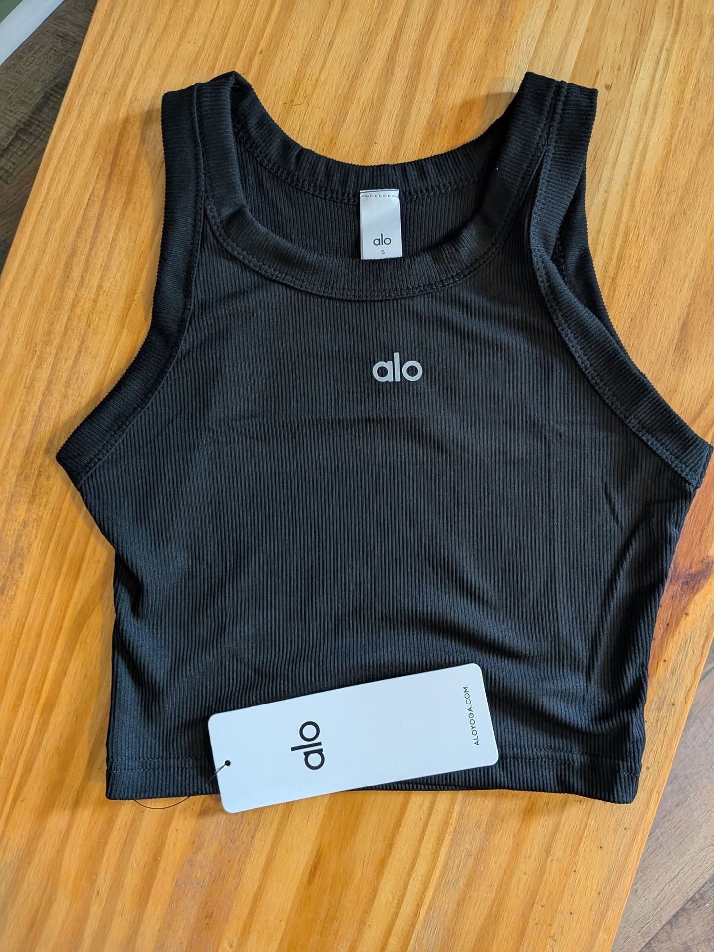 Women's ribbed tank - cropped - slim fitting