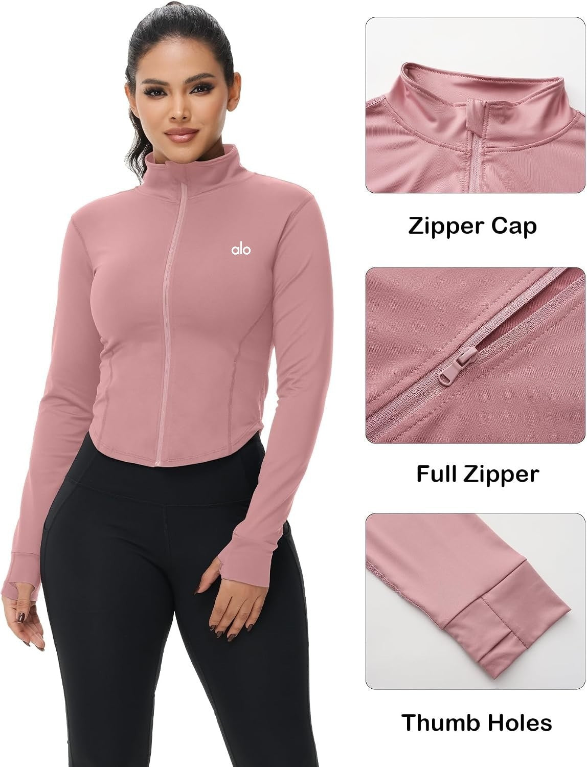 Women's slim fitting thumbhole jacket - ready to ship